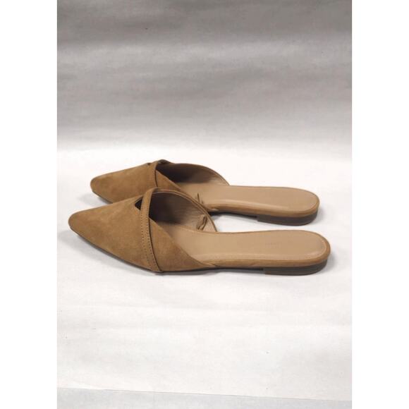 Fashion Mule Shoes Womens Size 9 Brown Caramelized Toffee Pointed Toe Slip On - Picture 3 of 10